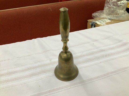 Vintage Brass Bell- 11" Tall