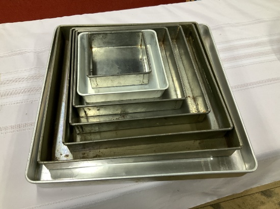 Different Sized Rectangular Cake Pans