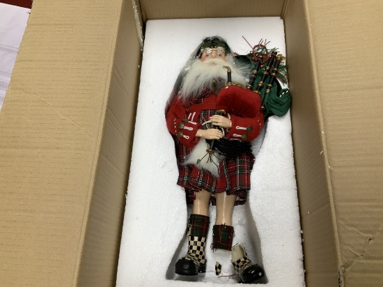Scottish Santa- New in Box