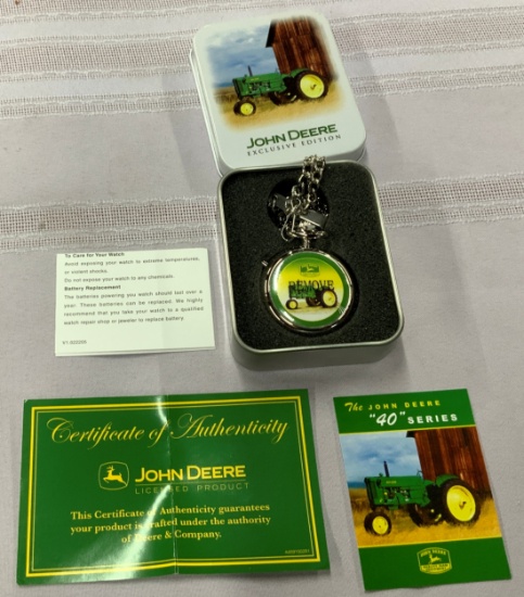 John Deere Commemorative Pocket Watch