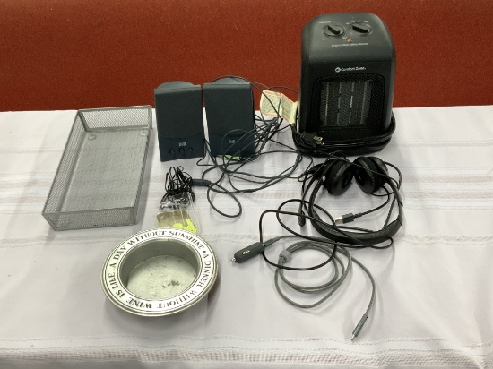Comfort Zone Space Heater, Computer Speakers