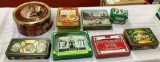 8 Advertising Tins