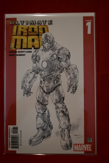 ULTIMATE IRON MAN #1 | FIRST ISSUE SKETCH COVER | COMIC BOOK