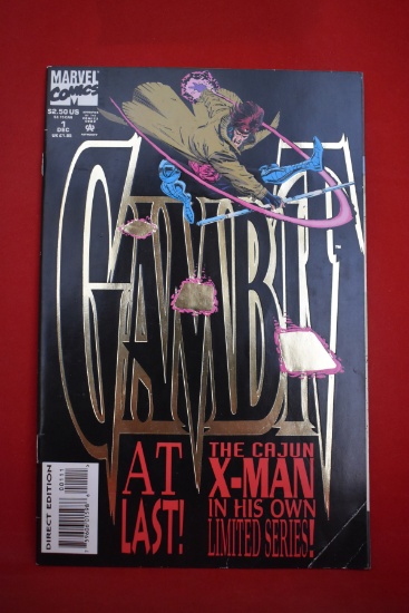 GAMBIT #1 | ORIGIN OF GAMBIT | 1ST SOLO SERIES | 1ST ASSASSIN'S GUILD TEAM | LOWER GRADE - SEE PICS