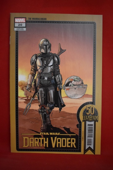 STAR WARS: DARTH VADER #20 | 1ST PRINT - 1ST COVER APP OF DIN DJARIN & GROGU