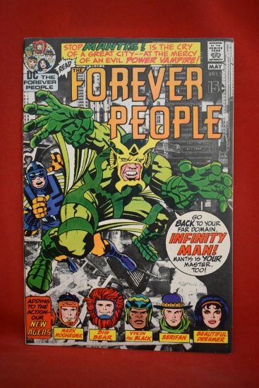 FOREVER PEOPLE #2 | KEY 1ST APP OF DESAAD | 1ST APP OF MANTIS | JACK KIRBY - 1971