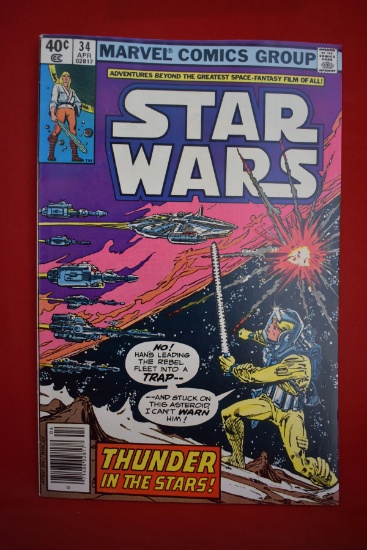 STAR WARS #34 | THUNDER IN THE STARS | GOODWIN & INFANTINO - NEWSSTAND