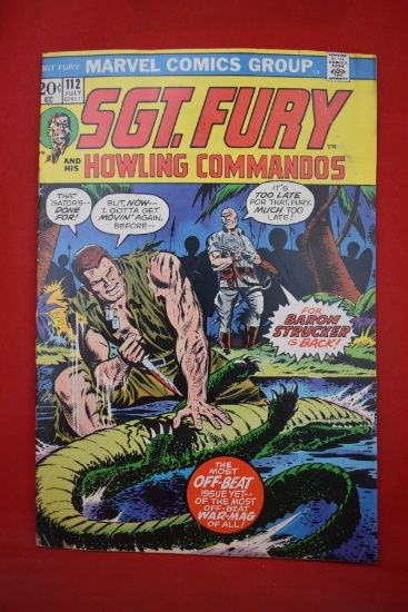 SGT FURY #112 | INTO THE JAWS OF THE JUNGLE! | DICK AYERS & JACK ABEL - 1973