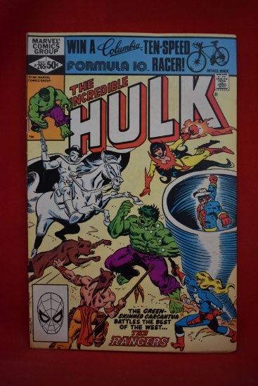HULK #265 | 1ST TEAM APPEARANCE OF THE RANGERS: FIREBIRD - PHANTOM RIDER - RED WOLF..