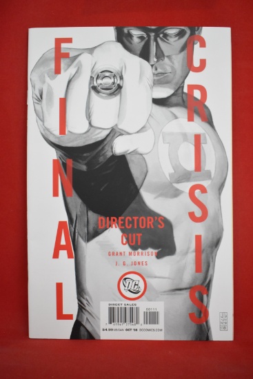 FINAL CRISIS #1 | DIRECTOR'S CUT EDITION | JG JONES BLACK AND WHITE COVER