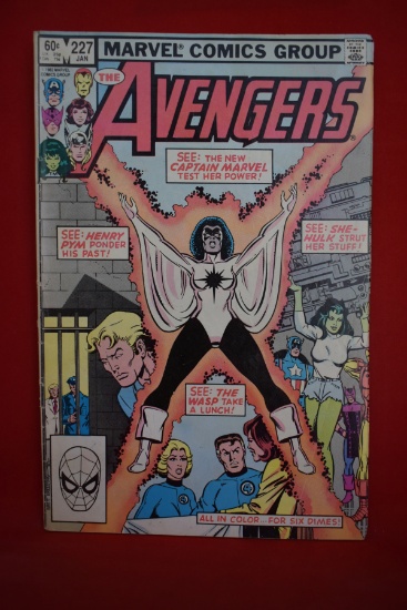 AVENGERS #227 | 2ND APP OF CAPTAIN MARVEL - MONICA RAMBEAU | SOLID MIDGRADE BOOK