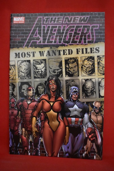 NEW AVENGERS: MOST WANTED FILES #1 | CHARACTER PROFILE ISSUE | DAVID FINCH COVER ART