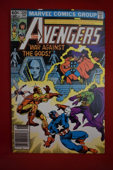 AVENGERS #220 | WAR AGAINST THE GODS! | JIM SHOOTER - NEWSSTAND