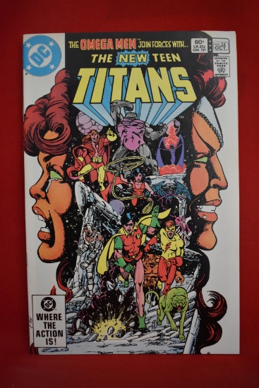 NEW TEEN TITANS #24 | 1ST APPEARANCE OF X-HAL | GEORGE PEREZ - 1982