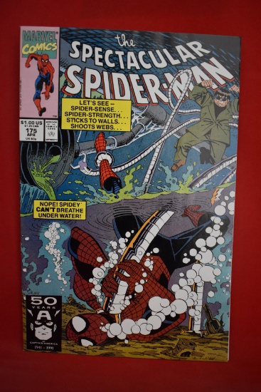 SPECTACULAR SPIDERMAN #175 | DOC OCK - SPIDERMAN CANNOT BREATHE UNDER WATER! | SAL BUSCEMA