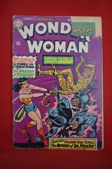 WONDER WOMAN #160 | KEY 1ST SILVER AGE CHEETAH | 1ST APP OF 2ND DR PSYCHO | *LOWER GRADE - SEE PICS*