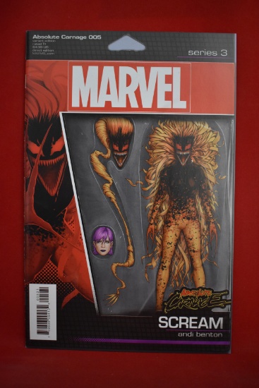 ABSOLUTE CARNAGE #5 | ANDI BENTON SCREAM ACTION FIGURE VARIANT