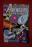 AVENGERS SPOTLIGHT #27 | HAWKEYE - MOCKINGBIRD - HURTING INSIDE | AL MILGROM ART