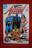 ACTION COMICS #565 | THE WIZARD CITY WARRIOR! | OKSNER & SCHAFFENBERGER