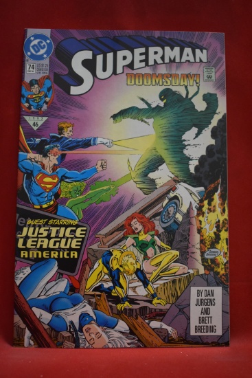 SUPERMAN #74 | FIRST BATTLE OF SUPERMAN VS DOOMSDAY