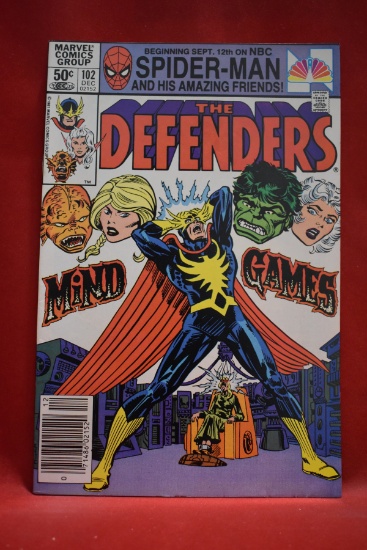 DEFENDERS #102 | NIGHTHAWK - MIND GAMES! | AL MILGROM - NEWSSTAND