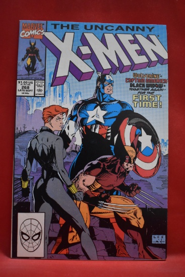 UNCANNY X-MEN #268 | ICONIC JIM LEE COVER | ORIGIN MEETING OF WOLVERINE & CAPTAIN AMERICA