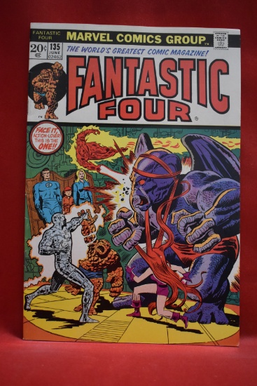 FANTASTIC FOUR #135 | DRAGON MAN - THE ETERNITY MACHINE | JOHN BUSCEMA - 1973