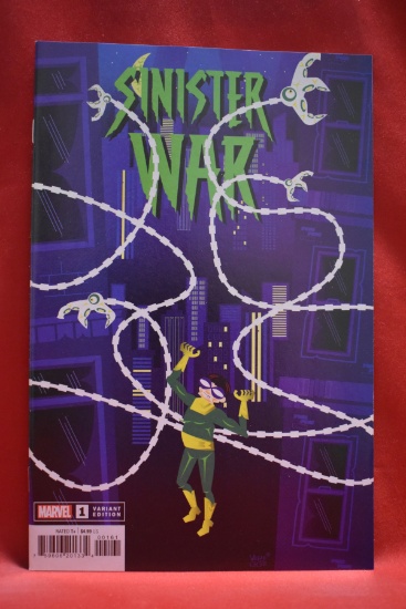 SINISTER WAR #1 | LIMITED SERIES FEATURING SINISTER SIX VS SAVAGE SIX | VARIANT COVER