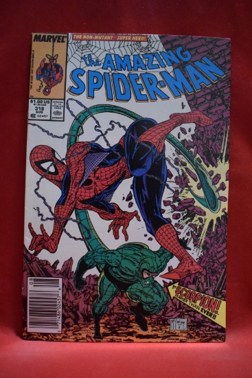 AMAZING SPIDERMAN #318 | COVER ART BY TODD MCFARLANE - NEWSSTAND