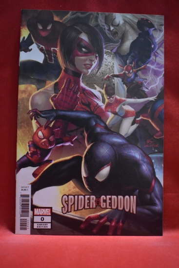 SPIDER-GEDDON #0 | INTRO OF ALT MARVEL UNIVERSE | 1ST GAMERVERSE SPIDERMAN | LEE VARIANT