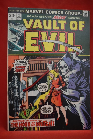 VAULT OF EVIL #2 | THE WITCHING HOURS! | MIKE PLOOG - MARVEL HORROR - 1973 | PRETTY NICE!
