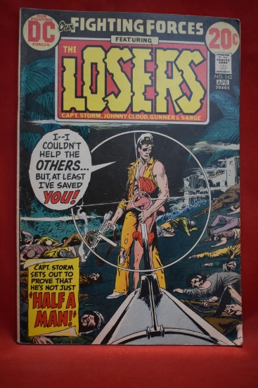 OUR FIGHTING FORCES #142 | THE LOSERS - HALF A MAN! | JOE KUBERT - 1973