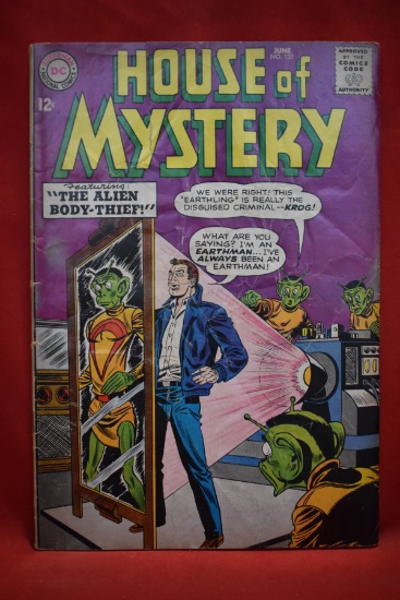 HOUSE OF MYSTERY #135 | CLASSIC DILLIN AND MOLDOFF - 1963 | *SOLID - CREASING - COVER TEAR*