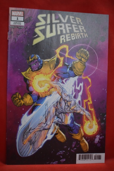 SILVER SURFER REBIRTH #1 | LIMITED SERIES FEATURING THANOS/SILVER SURFER TEAM UP - VARIANT