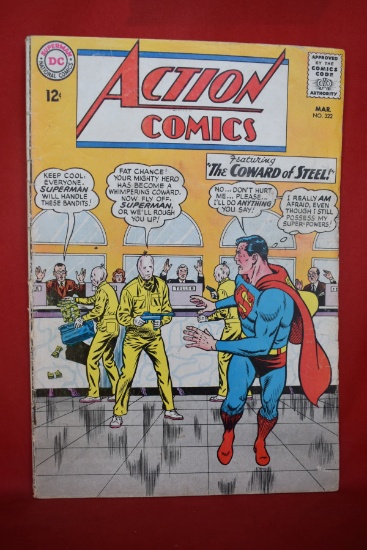 ACTION COMICS #322 | SUPERMAM THE COWARD OF STEEL! | CURT SWAN - 1965