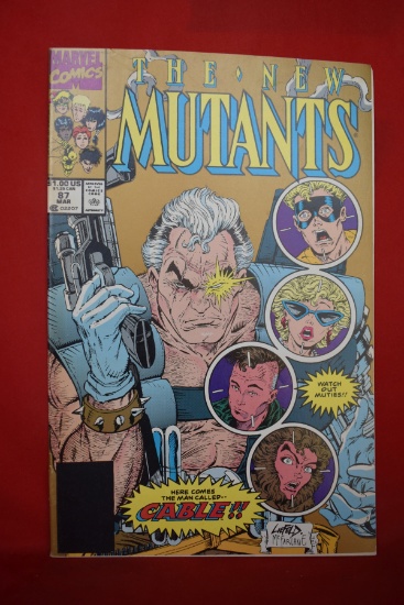 NEW MUTANTS #87 | 1ST APP OF CABLE | GOLD 2ND PRINT VARIANT