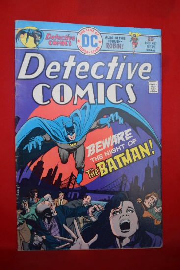 DETECTIVE COMICS #451 | THE NIGHT OF THE BATMAN! | ERNIE CHAN & DICK GIORDANO - 1975