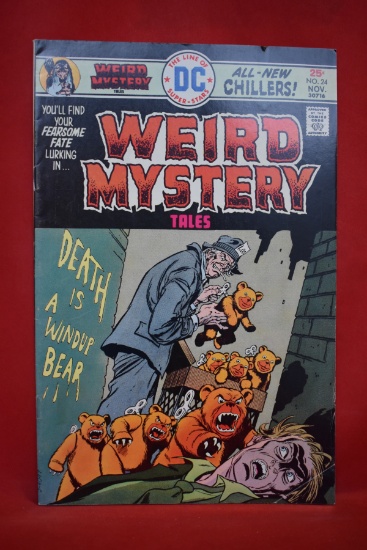 WEIRD MYSTERY TALES #24 | FINAL ISSUE OF SERIES - DEATH IS THE WIND-UP BEAR! | BILL DRAUT ART