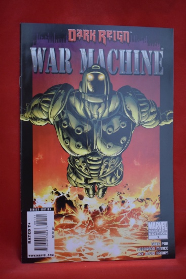 WAR MACHINE #1 | DARK REIGN | LEONARD MANCO VARIANT