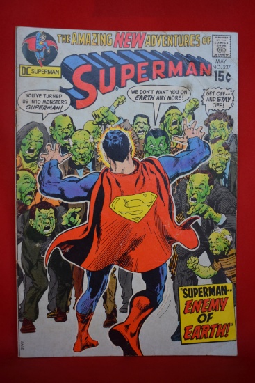 SUPERMAN #237 | ENEMY OF EARTH - CLASSIC NEAL ADAMS | *SOLID -CREASING - STAINING - SEE PICS*