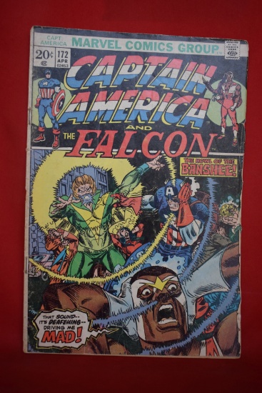 CAPTAIN AMERICA #172 | BELIEVE IT OR NOT BANSHEE - JOHN ROMITA SR | *SOLID - CREASING - SEE PICS*