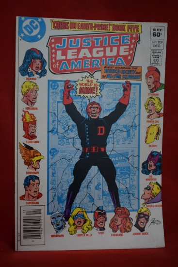 JUSTICE LEAGUE #209 | CRISIS ON EARTH-PRIME! | GEORGE PEREZ - NEWSSTAND