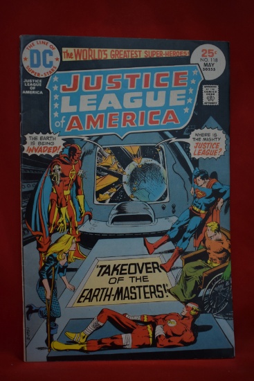 JUSTICE LEAGUE #118 | TAKEOVER OF THE EARTH-MASTERS | GIORDANO - 1975