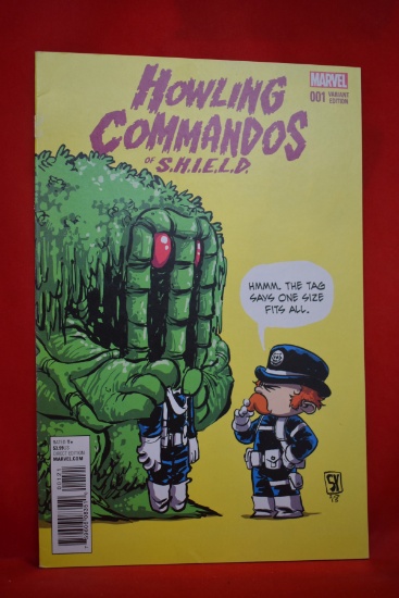 HOWLING COMMANDOS OF SHIELD #1 | 1ST APPEARANCE OF GLYPH | SKOTTIE YOUNG VARIANT