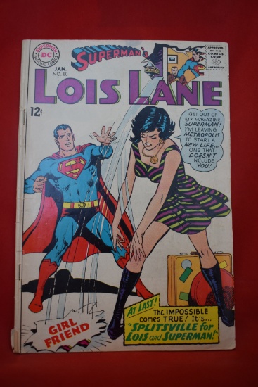 LOIS LANE #80 | CLASSIC NEAL ADAMS & CURT SWAN - 1968 | *PRETTY SOLID - SPINE ROLL - SEE PICS*