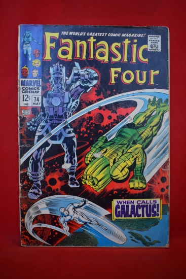 FANTASTIC FOUR #74 | KEY ICONIC COVER GALACTUS, SILVER SURFER | *COVER DETACHED - SEE PICS - ROUGH*