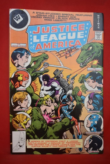JUSTICE LEAGUE #160 | CRISIS FROM TOMORROW - RICH BUCKLER - 1978 - WHITMAN VARIANT