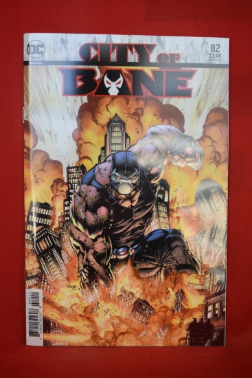 BATMAN #82 | CITY OF BANE! | COOL DAVID FINCH ACETATE COVER