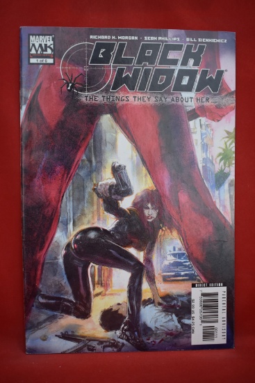 BLACK WIDOW: THE THINGS THEY SAY ABOUT HER | 1ST ISSUE - LIMITED SERIES | BILL SIENKIEWICZ