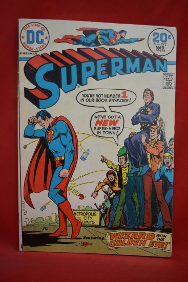 SUPERMAN #273 | THE WIZARD WITH THE GOLDEN EYE! | NICK CARDY - 1974